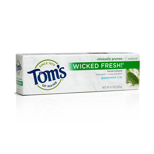 Tom's of Maine Wicked Fresh! Toothpaste, Fluoride, Spearmint Ice Toothpaste Pasteur Pharmacy