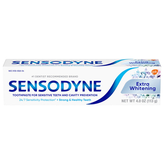Sensodyne Extra Whitening For Sensitive Teeth Toothpaste, 4 Oz Toothpaste Pasteur Pharmacy