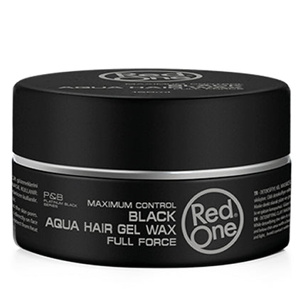 Cera Red One Black Aqua 150ml - Fijación de larga duración | Peinado de cabello