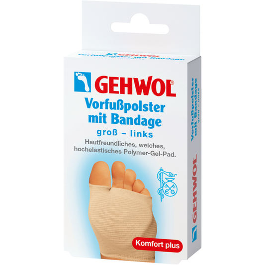 Gehwol Metatarsal cushion with bandage Large left - 16 Oz Metatarsal Cushion Pasteur Pharmacy