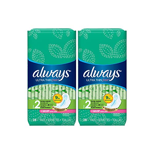Always Ultra Thin Pads Size 2 Super Long Absorbency Scented With Wings Health & Beauty Pasteur Pharmacy