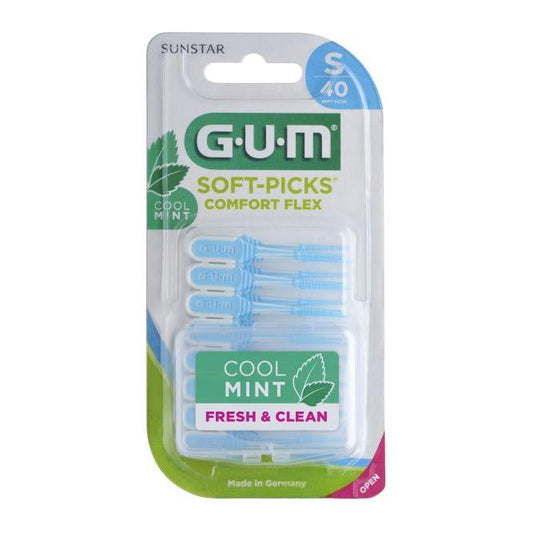 GUM Cool Mint Soft-Picks Comfort Flex S 40 Dental Floss Pasteur Pharmacy