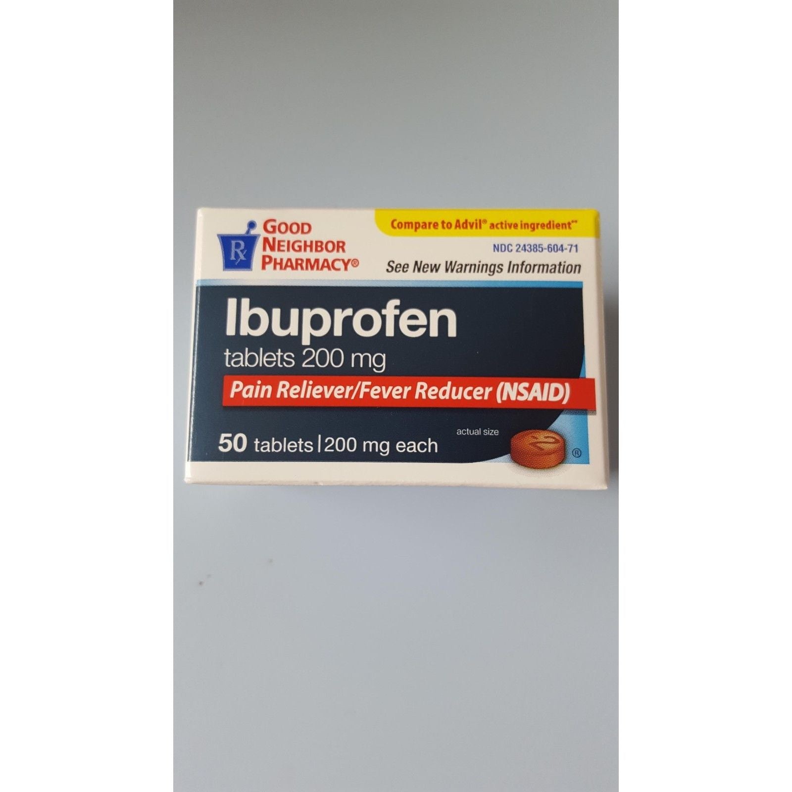 G.n.p. Ibuprofen 200 Mg 50 Tablets Medicine & Drugs Pasteur Pharmacy