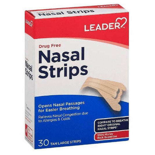 Leader Nasal Strips Tan Large Medicine & Drugs Pasteur Pharmacy
