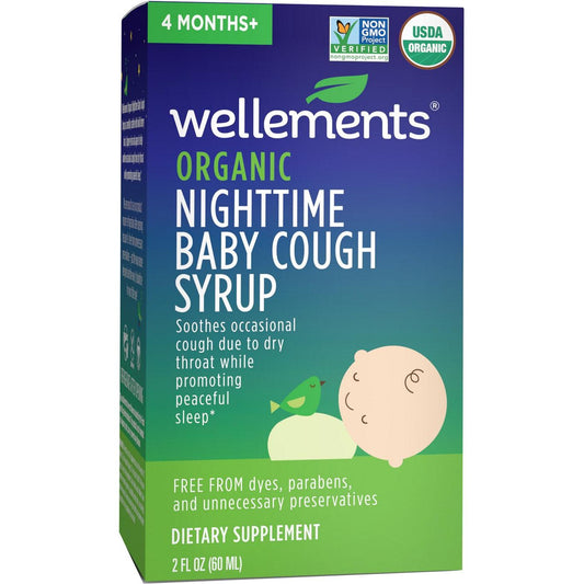 Wellements® Organic Baby Cough & Mucus Syrup – Nighttime Health & Beauty Pasteur Pharmacy