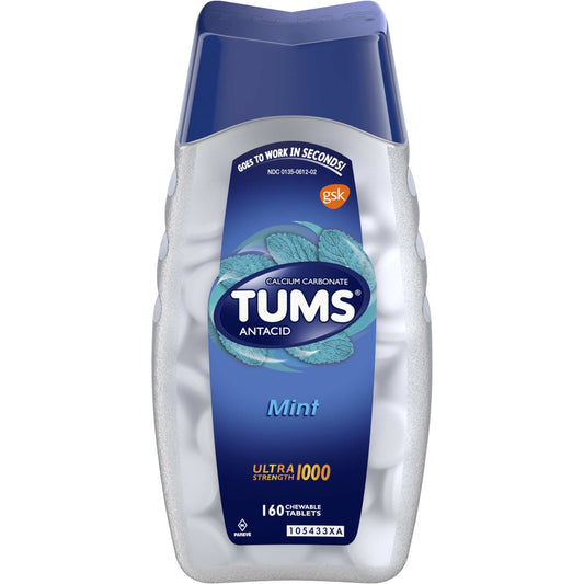 Tums Antacid Chewable Tablets Ultra Strength For Heartburn Relief Peppermint Medicine & Drugs Pasteur Pharmacy