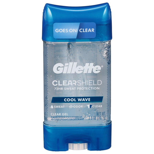 Gillette Cool Wave Clear Gel Antiperspirant & Deodorant 3.8 oz Deodorant Pasteur Pharmacy