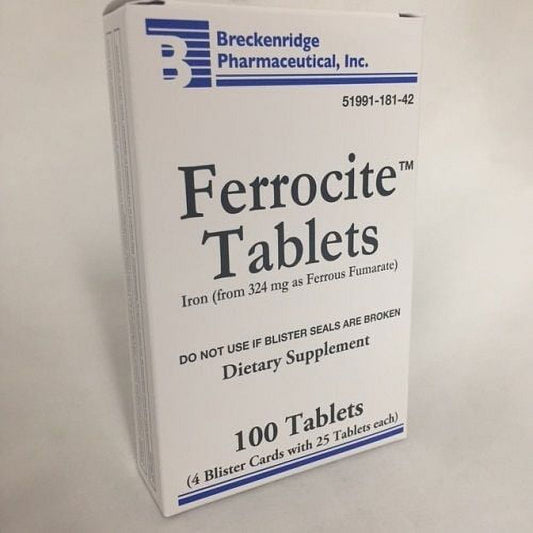Ferrocite Tb 324Mg 100 Vitamins & Supplements Pasteur Pharmacy
