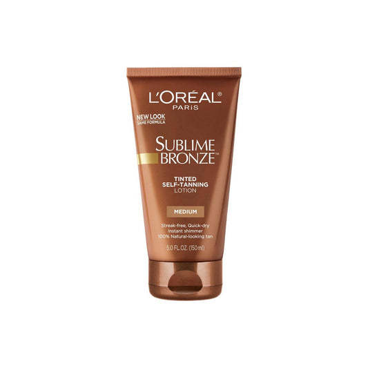 L'Oreal Paris Sublime Bronze Tinted Self-Tanning Lotion, Medium Natural Tan, 5.0 Fl Oz Health & Beauty Pasteur Pharmacy