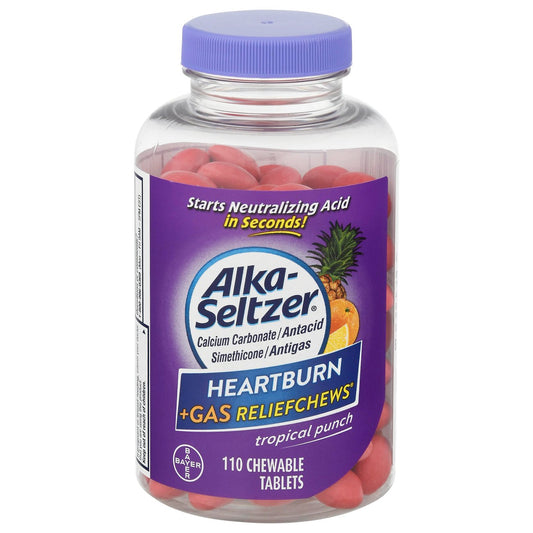 Alka-Seltzer® Heartburn + Gas Relief (Tropical Punch) Health & Beauty Pasteur Pharmacy