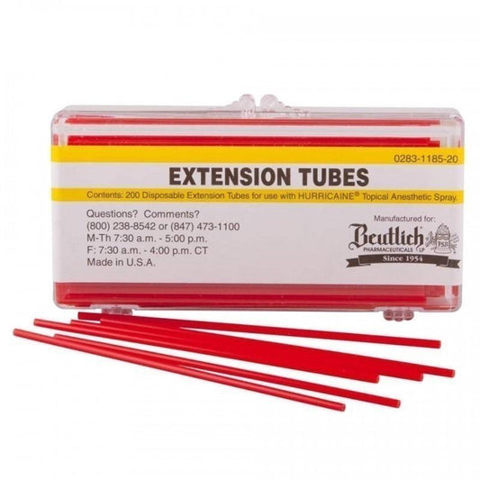 Hurricaine 20% Spray Disposable Extension Tubes Health Care Pasteur Pharmacy