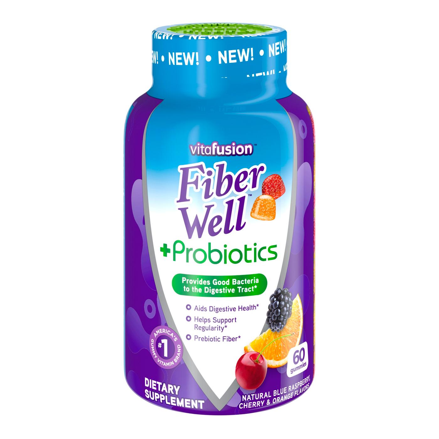 Vitafusion Fbr Wl Cw 60 Prbtc Gmm Vitamins & Supplements Pasteur Pharmacy