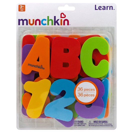 Munchkin Learn Bath Letters & Numbers – 36 Piece Set Baby & Toddler Clothing Accessories Pasteur Pharmacy
