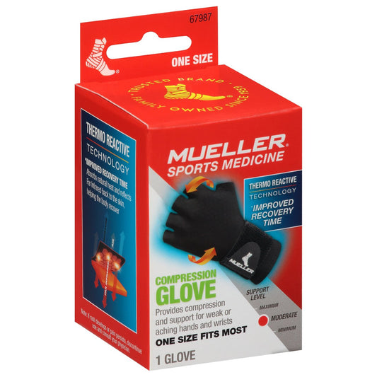 Mueller® Compression Glove – Moderate Compression (One Size Fits Most) Health & Beauty Pasteur Pharmacy