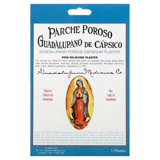 Guadalupano Capsicum Plaster Health & Beauty Pasteur Pharmacy