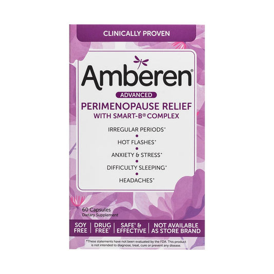 Amberen Advanced Perimenopause Relief -- 60 Capsules Health & Beauty Pasteur Pharmacy