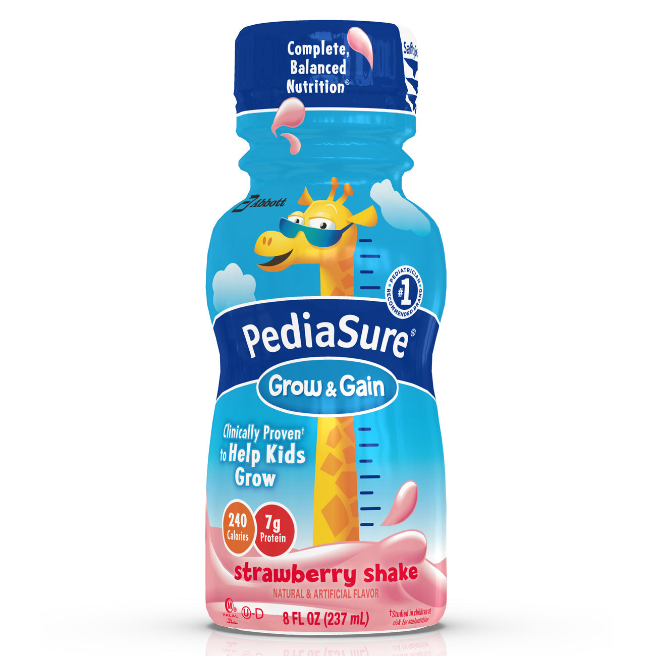 PediaSure Nutritional Shake, Strawberry, 8-fl. Oz. Bottles Nursing & Feeding Pasteur Pharmacy