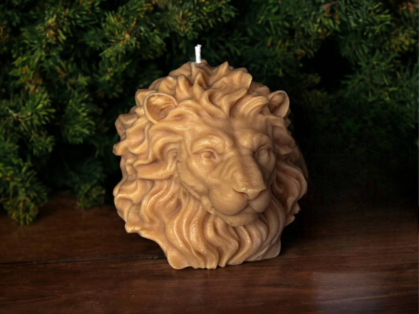 Unique Lion Head Candle: Coffee Shop Scented, Dad Husband Boyfriend - gifts for him Christmas Decoration Fragrant Nest