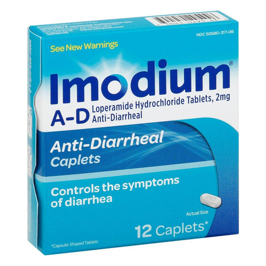 Imodium A-D Caplets - 12ct Health & Beauty Pasteur Pharmacy