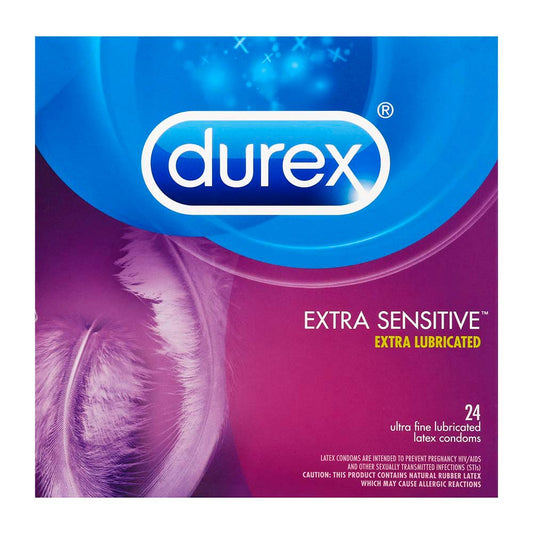 Durex Extra Sensitive Thin Condoms 24Ct Condoms Pasteur Pharmacy