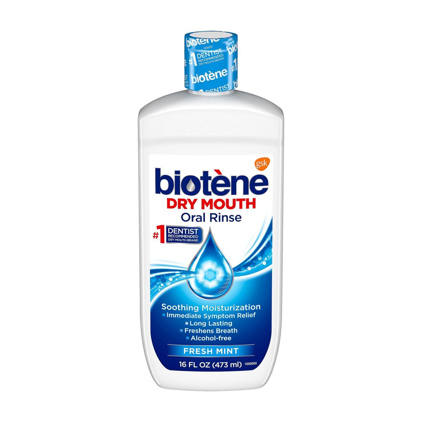 Biotene Oral Rinse Mouthwash For Dry Mouth, Fresh Mint - 16 Fl Oz Mouthwash Pasteur Pharmacy