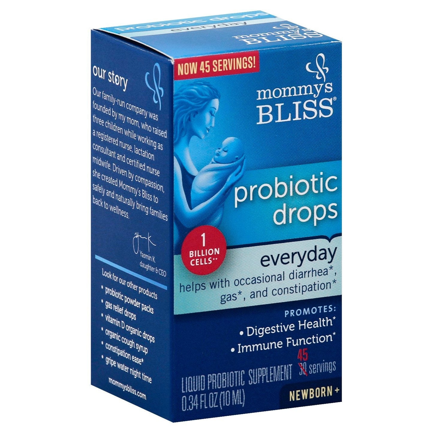 Mommy's Bliss Baby Probiotic Everyday - 0.34 Fl Oz/45 Servings Health & Beauty Pasteur Pharmacy