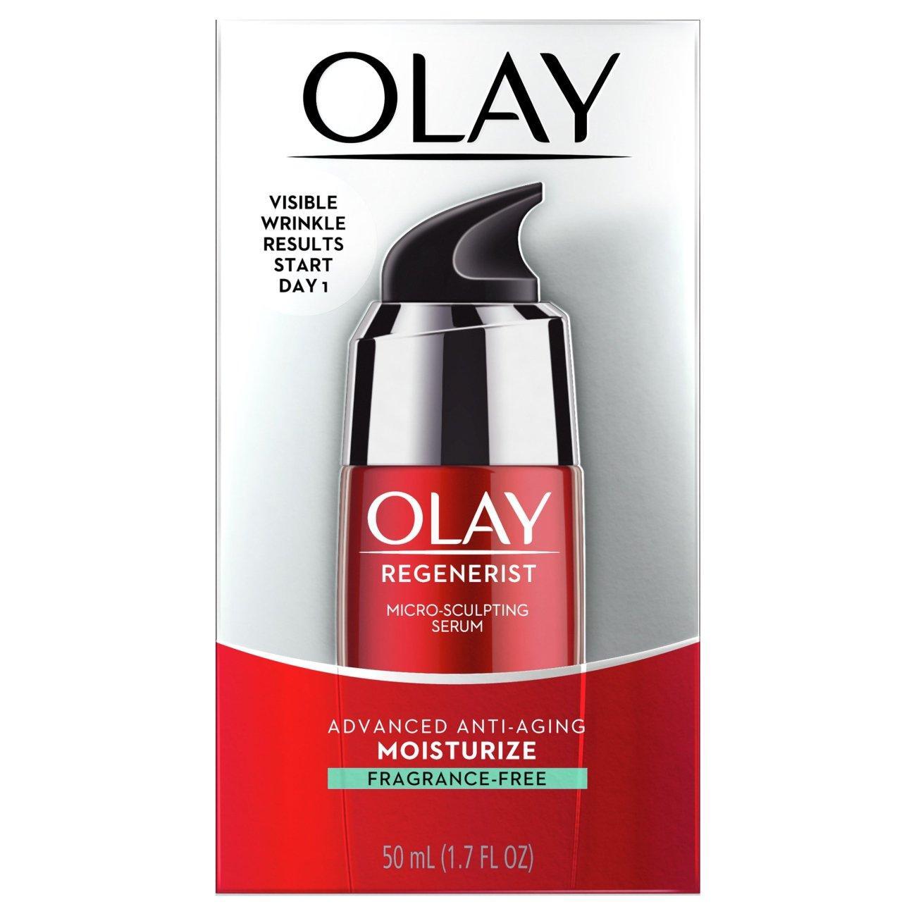 Olay Regenerist Micro-Sculpting Serum Fragrance Free Face Moisturizer - 1.7 Fl Oz Health & Beauty Pasteur Pharmacy