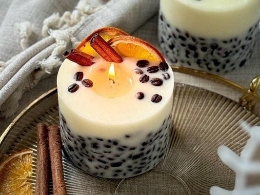 Best gifts for him Coffee scented candle | fathers and anniversary day gifts | boyfriend birthday | valentines gift for him | coffee decor Christmas Decoration Fragrant Nest