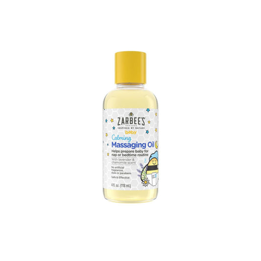 Zarbee's Naturals Baby Calming Massage Oil 4 Fl. Oz. Bottle Baby & Toddler Pasteur Pharmacy
