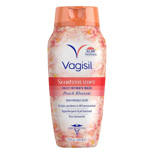 Vagisil Scentsitive Scents Daily Peach Blossom Intimate Wash 12 Fl Oz Personal Care Pasteur Pharmacy