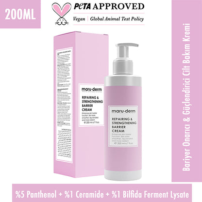 Crema facial reparadora y fortalecedora con ceramidas Maruderm 200 ml