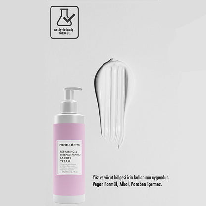 Crema facial reparadora y fortalecedora con ceramidas Maruderm 200 ml