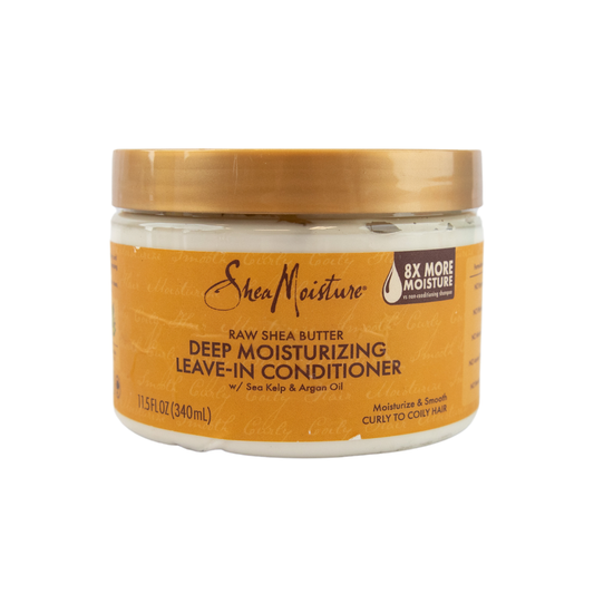 Shea Moisture Raw Butter Deep Moisturizing Leave-In Conditioner Curly To Coily Hair Conditioners Pasteur Pharmacy
