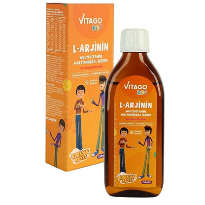 Jarabe multivitamínico con L-arginina para niños Vitago 150 ml - Apoyo inmunológico | Triawell