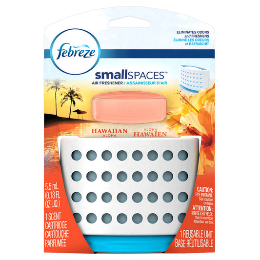 Febreze Small Spaces Hawaiian Aloha Starter Kit Air Freshener (1 Count, 5.5 Ml) Air Fresheners Pasteur Pharmacy