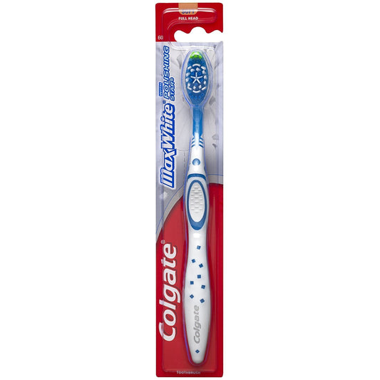 Colgate Max White Full Head Adult Toothbrush, Soft Toothbrushes Pasteur Pharmacy