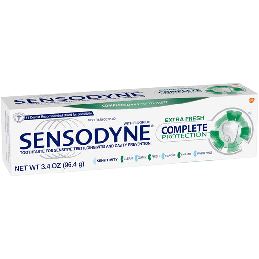 Sensodyne Complete Protection Extra Fresh Toothpaste 3.4 0z Toothpaste Pasteur Pharmacy