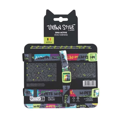 Harnais pour chien M-Pets Urbanstyle DNA Active, confort, petite taille