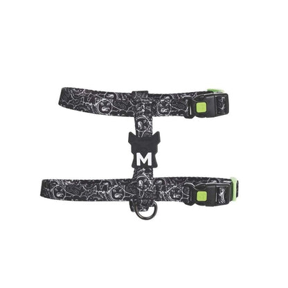 Harnais pour chien M-Pets Urbanstyle Active Noir & Blanc XS