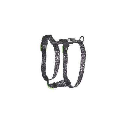 Harnais pour chien M-Pets Urbanstyle Active Noir & Blanc XS