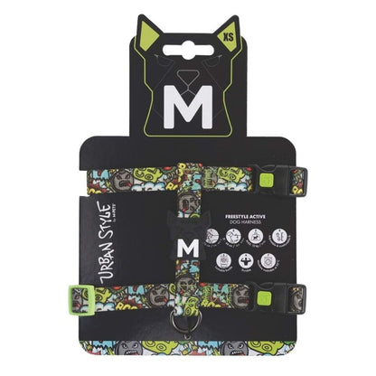 Harnais pour chien actif M-Pets Urbanstyle multicolore XS