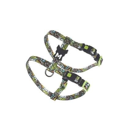Harnais pour chien actif M-Pets Urbanstyle multicolore XS