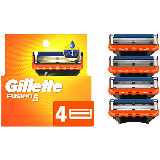 Gillette Fusion5 Men's Razor Blades, 4 Blade Refills + 1 Bonus Refill Razors & Razor Blades Pasteur Pharmacy
