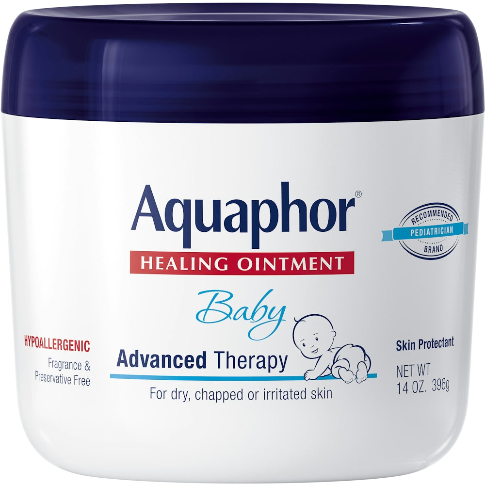 Aquaphor Baby Advanced Therapy Healing Ointment Skin Protectant Jar 14 Oz Diaper Rash Treatments Pasteur Pharmacy