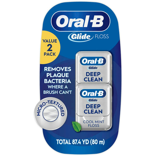 Oral-B Glide Pro-Health Deep Clean Dental Floss, Cool Mint, 80m (87.4 yd) Dental Floss Pasteur Pharmacy