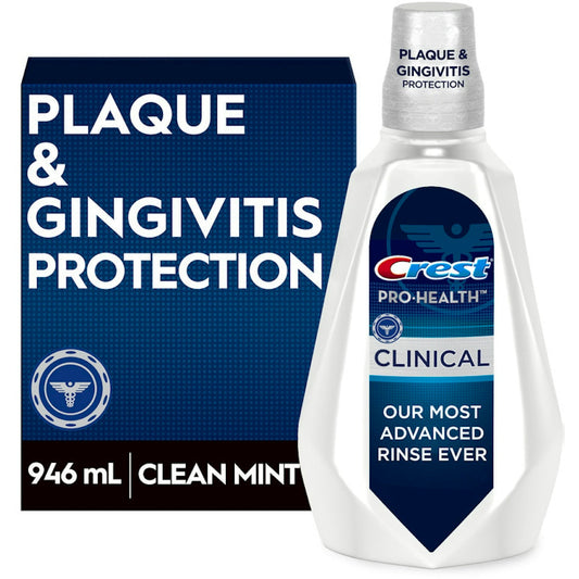 Crest Pro Health Clinical Deep Clean Mint Mouthwash - 32 Fl Oz Mouthwash Pasteur Pharmacy