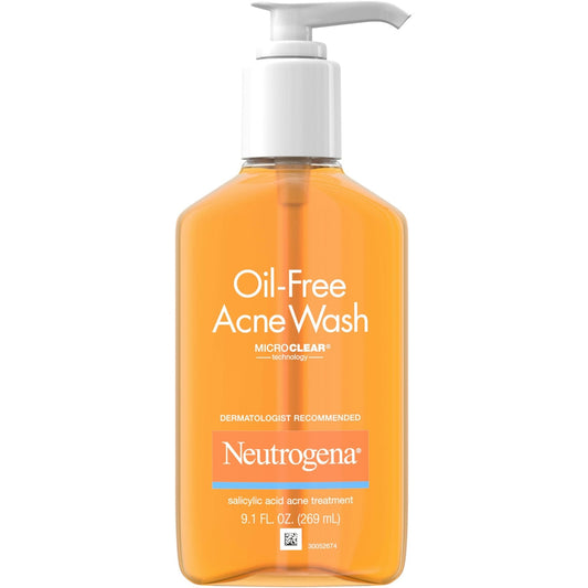 Neutrogena Oil-Free Salicylic Acid Acne Fighting Face Wash - 9.1 Fl Oz Health & Beauty Pasteur Pharmacy