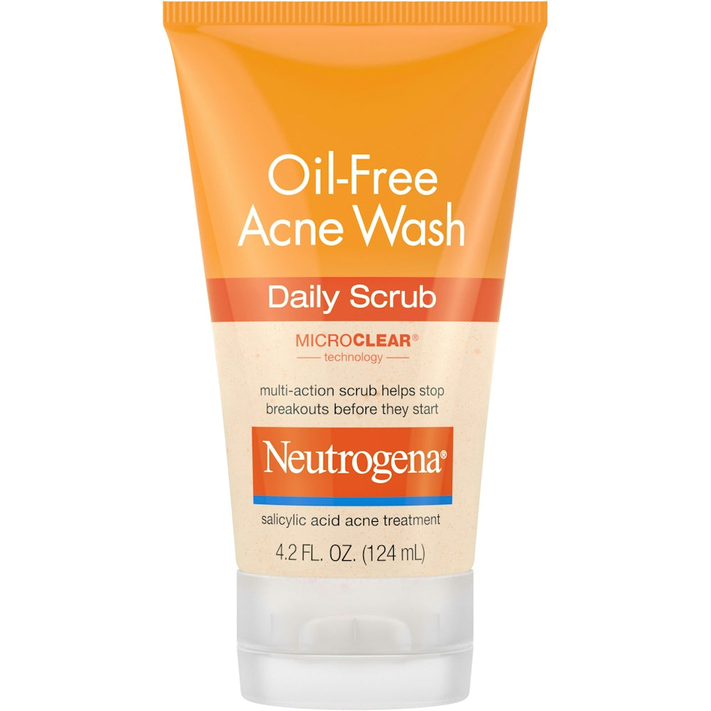 Neutrogena Oil-Free Acne Face Wash Daily Scrub With Salicylic Acid - 4.2 Fl Oz Health & Beauty Pasteur Pharmacy