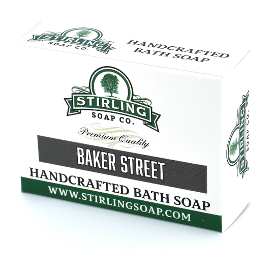 Stirling Soap Co. Baker Street Bath Soap 5.5 Oz Bath Soap Pasteur Pharmacy