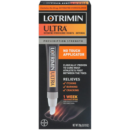 Lotrimin Ultra Antifungal No Touch Cream - 0.7oz Foot Care Pasteur Pharmacy